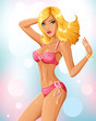 Seductive blond