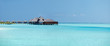 Beautiful beach house in middle of water