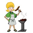 auch Frauen lieben Roster vom Grill