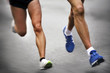 Marathon runners - blurred motion