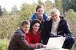 Photo: Students with laptop computer Students with laptop computer