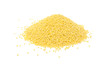 Pile of Millet Cereal Isolated on White Background