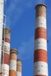 Four factory pipe. Russia Four factory pipe. Russia