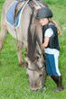 Best friends - little jockey and horse