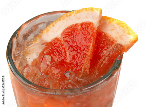 Photo: grapefruit cocktail closeup grapefruit cocktail closeup