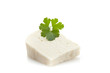 Goat cheese with fresh parsley