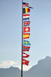 Flaggen, Fahnenmast, Länderflaggen