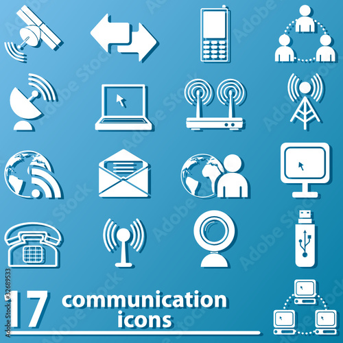 Vektor: Kommunikation Icons Kommunikation Icons