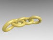 Kette Ringe aus Gold