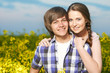 happy young couple