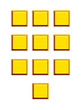 blind golden keypad