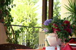 Flower decoration Resort hotel restaurant Denia Spain