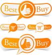 Best buy orange tags.