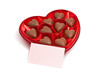 Heart shape chocolate