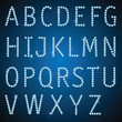 abstract vector diamond letters with gemstones abstract vector diamond letters with gemstones