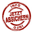 Jetzt absichern / vektor