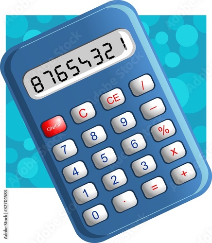 Illustration: calculator calculator
