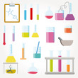 chemical test tubes icons illustration vector chemical test tubes icons illustration vector