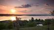 River Sunset. HD shot with motorized slider.