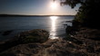 River Sunset. Shot with slider.