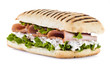 Ham and vegetable sandwich
