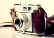 Old fashioned photography camera
