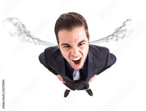 Photo: Furious businessman Furious businessman