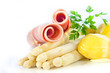 Spargel mit gekochtem Schinken Spargel mit gekochtem Schinken
