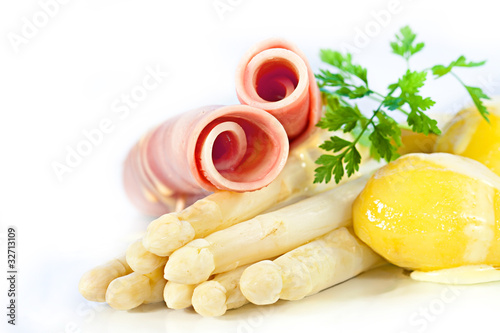 Foto: Spargel mit gekochtem Schinken Spargel mit gekochtem Schinken