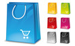 Icon Shop Einkaufstüte Warenkorb Set Korb