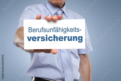 Foto: Berusfunfähigkeitsversicherung Berusfunfähigkeitsversicherung