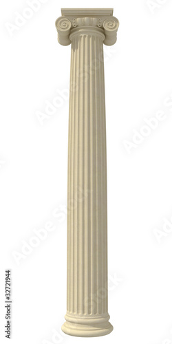 Illustration: ionic column ionic column