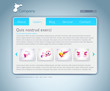 Website design template