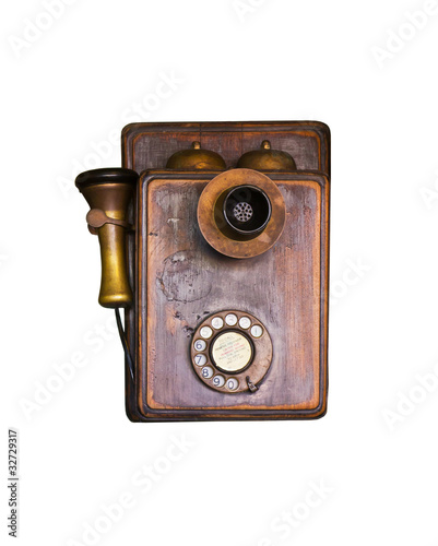 Photo: An old telephone An old telephone