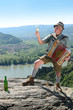 Weinbeisser mit Ziehharmonika