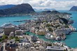 Summer, Sunny view of Alesund Norway
