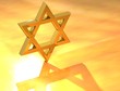 Star of David Gold Sign