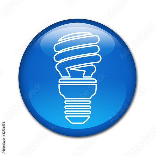 Illustration: Boton brillante bombilla bajo coste Boton brillante bombilla bajo coste