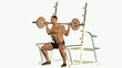 Exercice pour les quadriceps : le squat