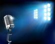Stage before a concert. Vector illustration. Stage before a concert. Vector illustration.