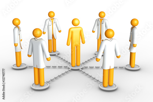 Illustration: Healthcare network Healthcare network