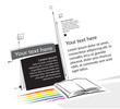 page layout design, freehand drawing elements, vector