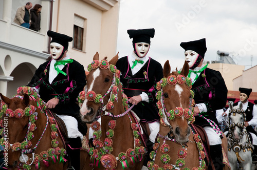 Photo: Sartiglia of Oristano, traditional carnival of Sardinia, Italy Sartiglia of Oristano, traditional carnival of Sardinia, Italy