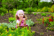 Girl in the garden