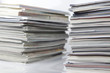 Zeitschriftenstapel