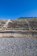 Ancient Greek steps in Stadium of Ancient Messini in Greece Ancient Greek steps in Stadium of Ancient Messini in Greece