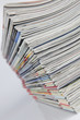 Zeitschriftenstapel, close-up