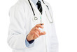 doctor holding needle