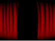 red curtain