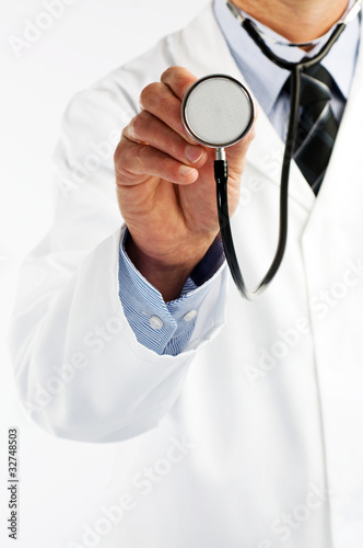 Photo: doctor with stethoscope doctor with stethoscope